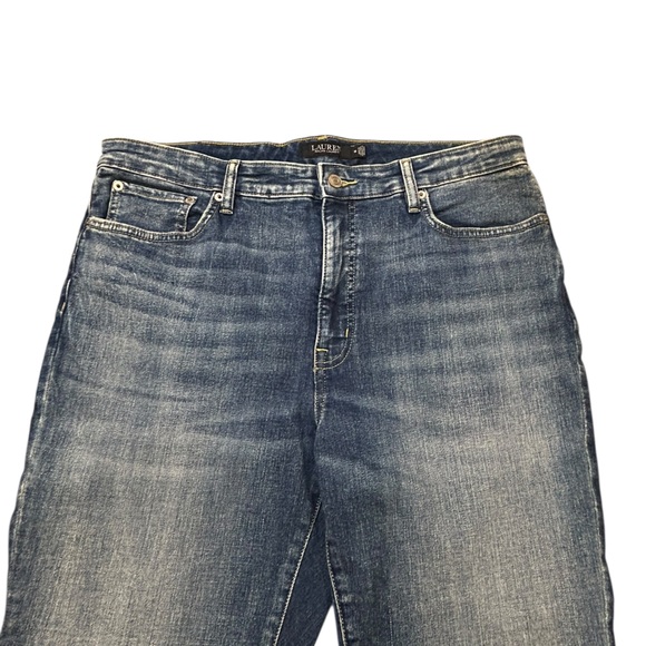 Lauren Ralph Lauren Women’s Indigo Tapered Jeans 16 - Picture 4 of 9